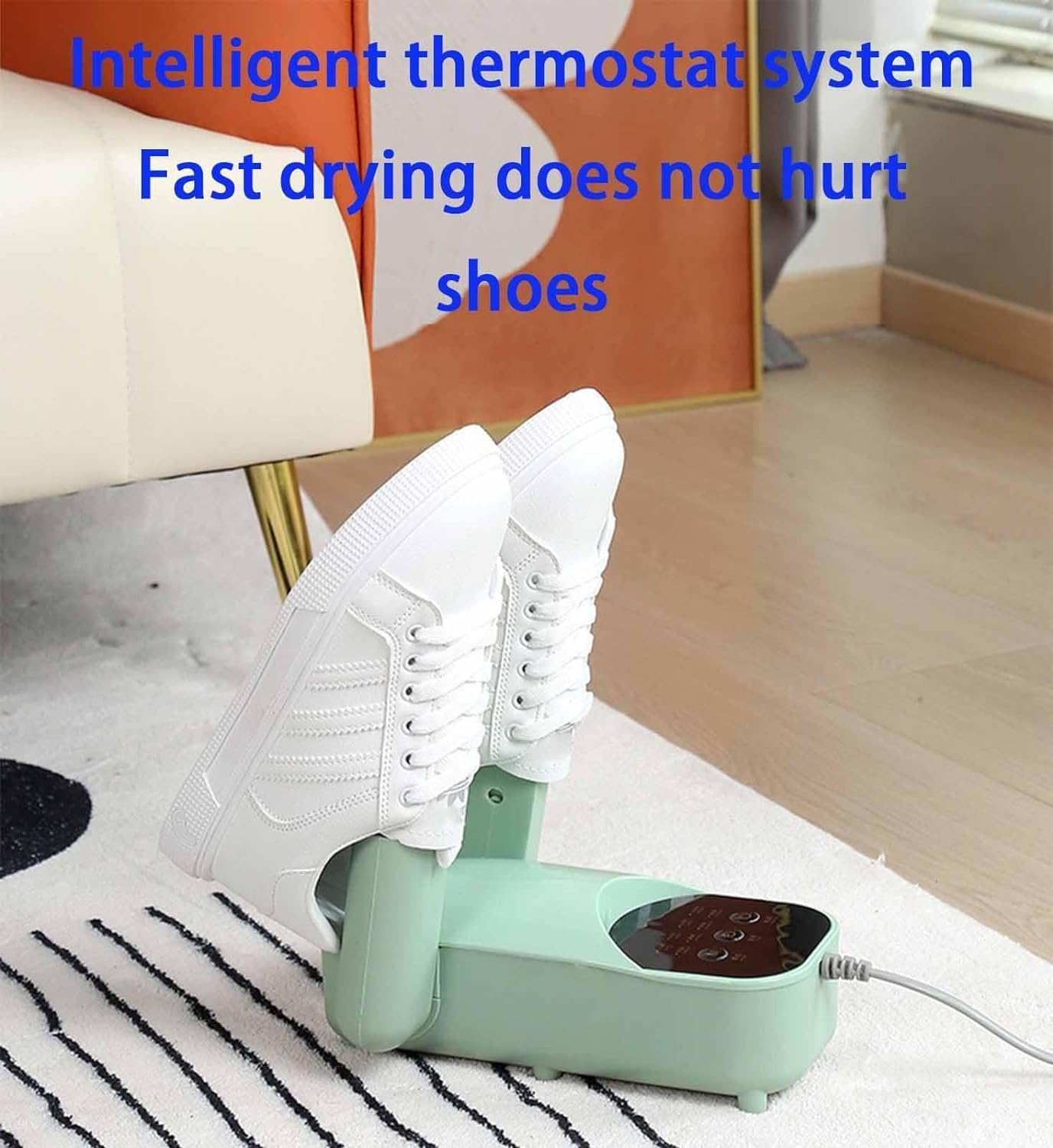 Sèche-chaussures électrique pliable avec minuterie