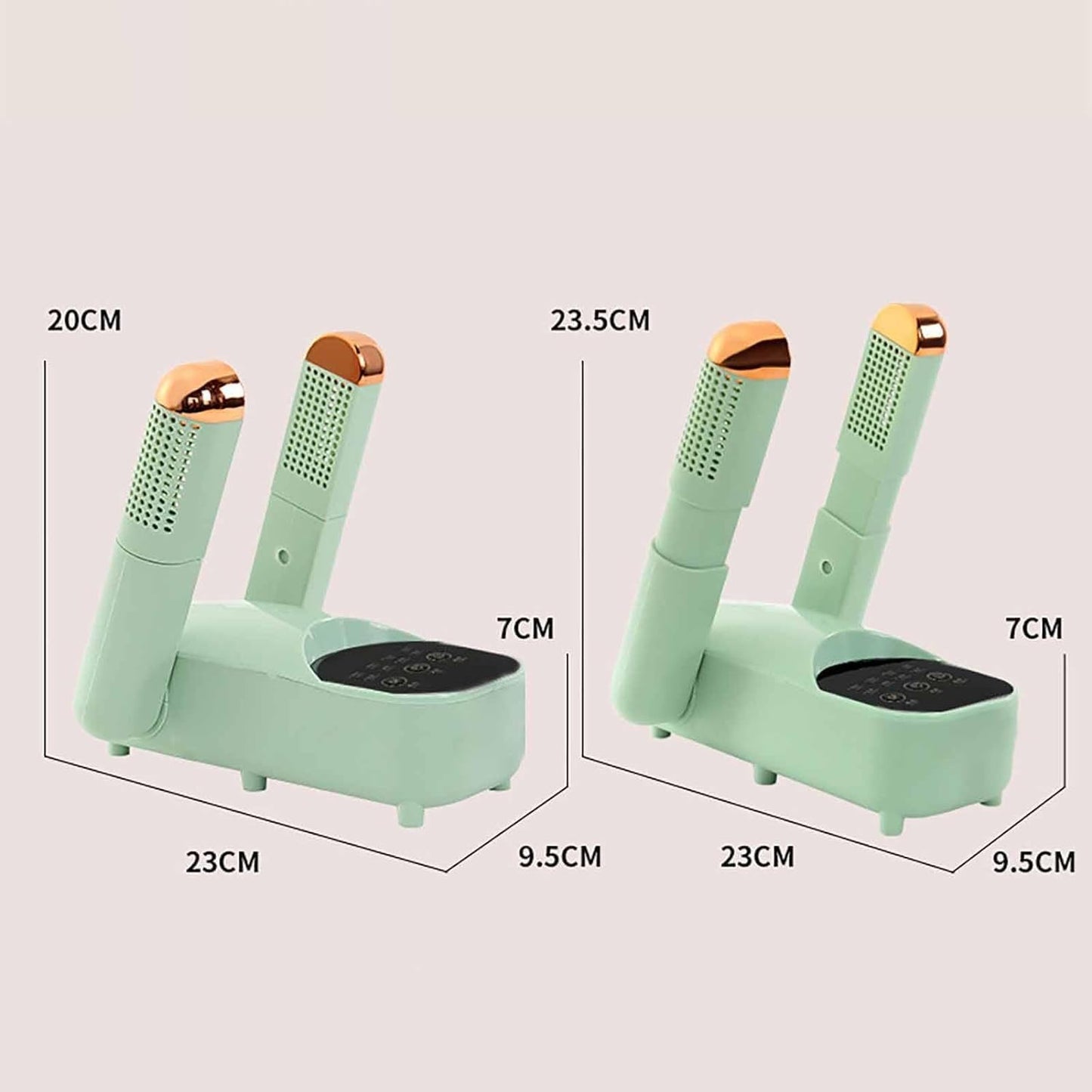 Sèche-chaussures électrique pliable avec minuterie