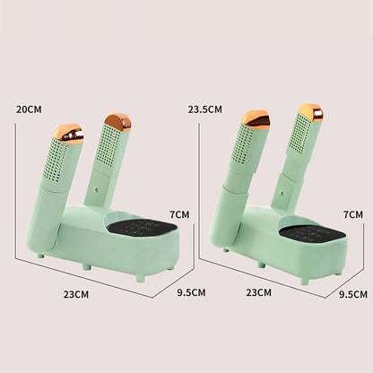 Sèche-chaussures électrique pliable avec minuterie