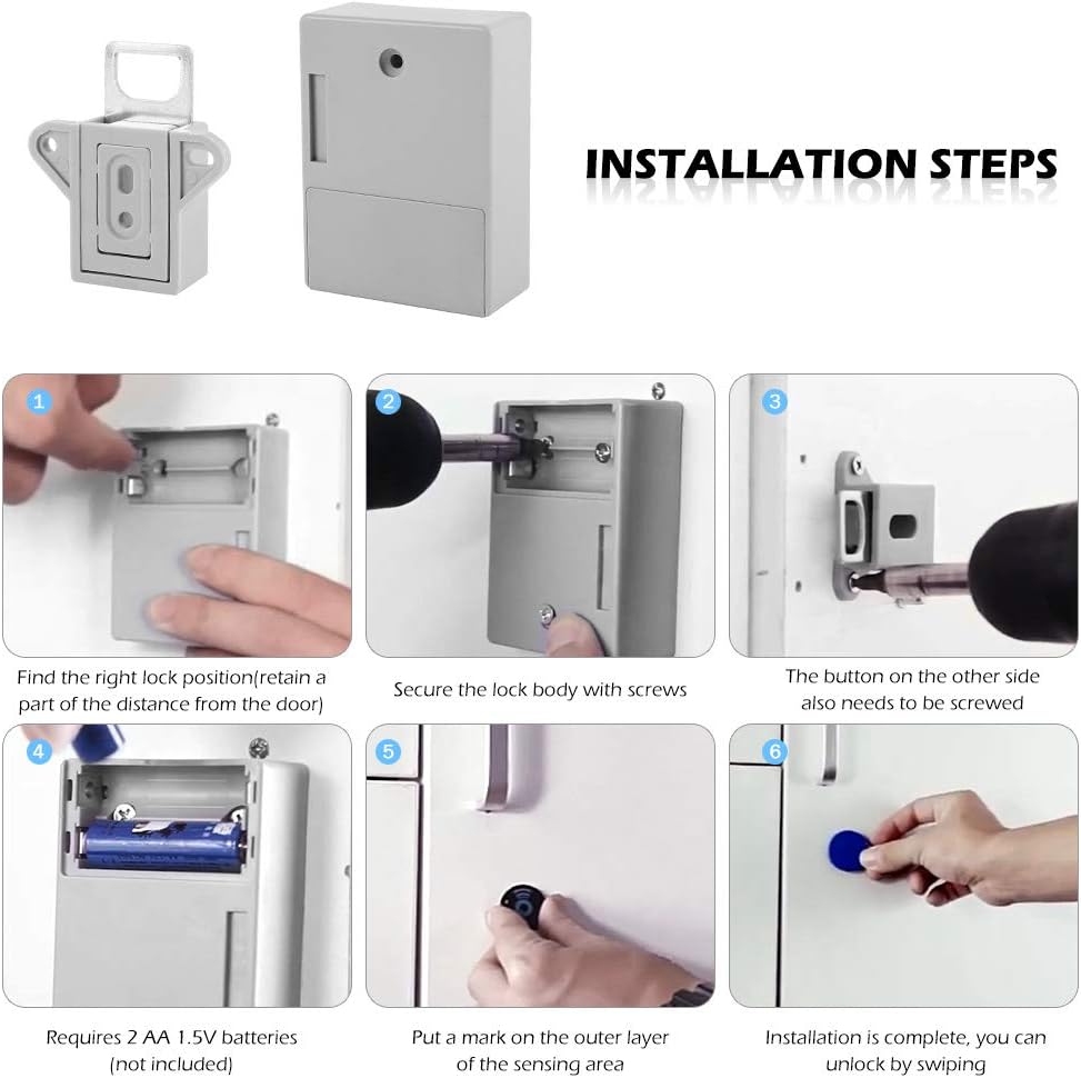 Serrure électronique pour casier et armoire