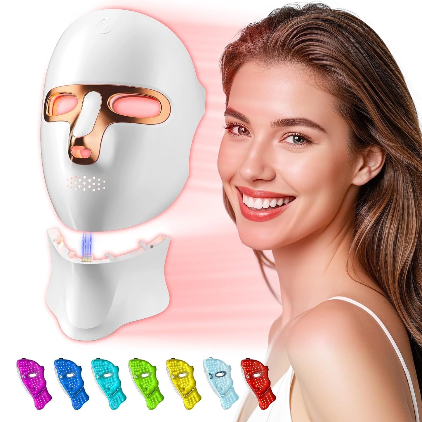 Masque Facial LED 7 Couleurs